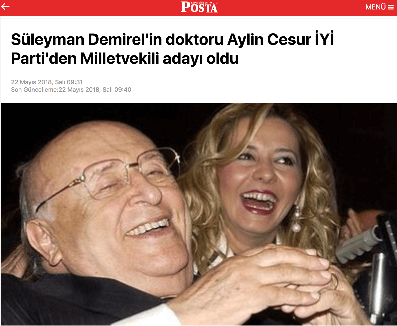 Süleyman Demirel'in doktoru Aylin Cesur İYİ Parti'den Milletvekili adayı oldu